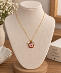 Vintage Bloom Charm Necklace 🌼