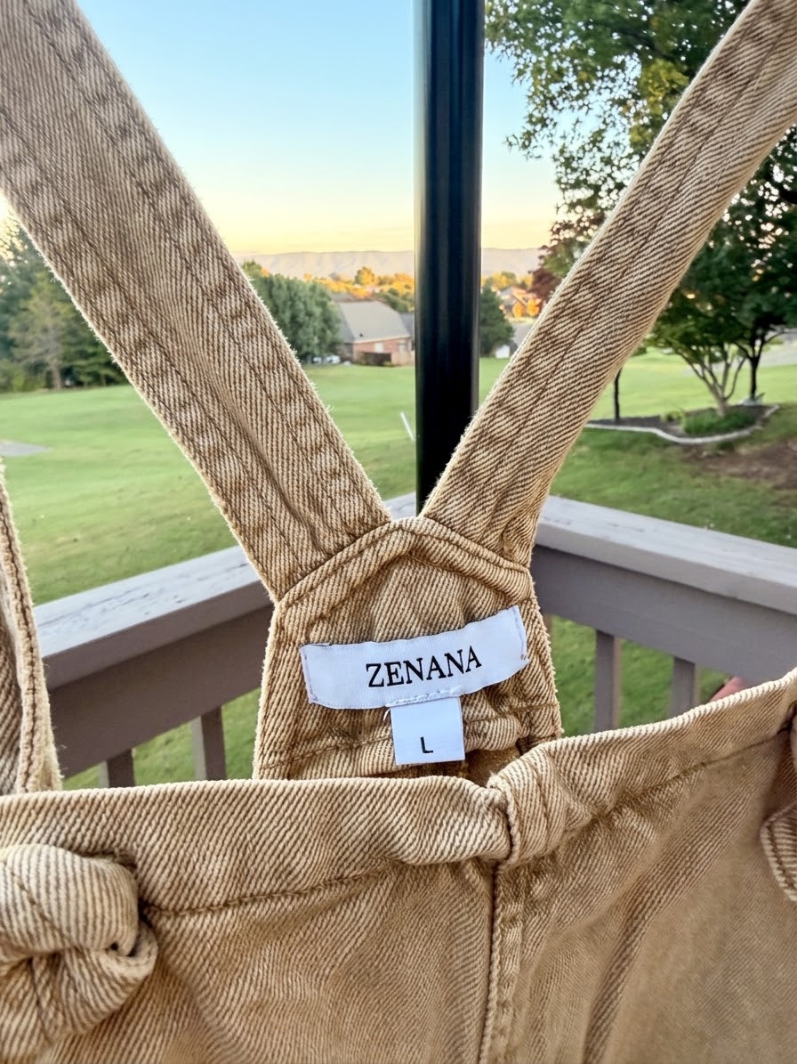 Zenana Overall - New With Tags