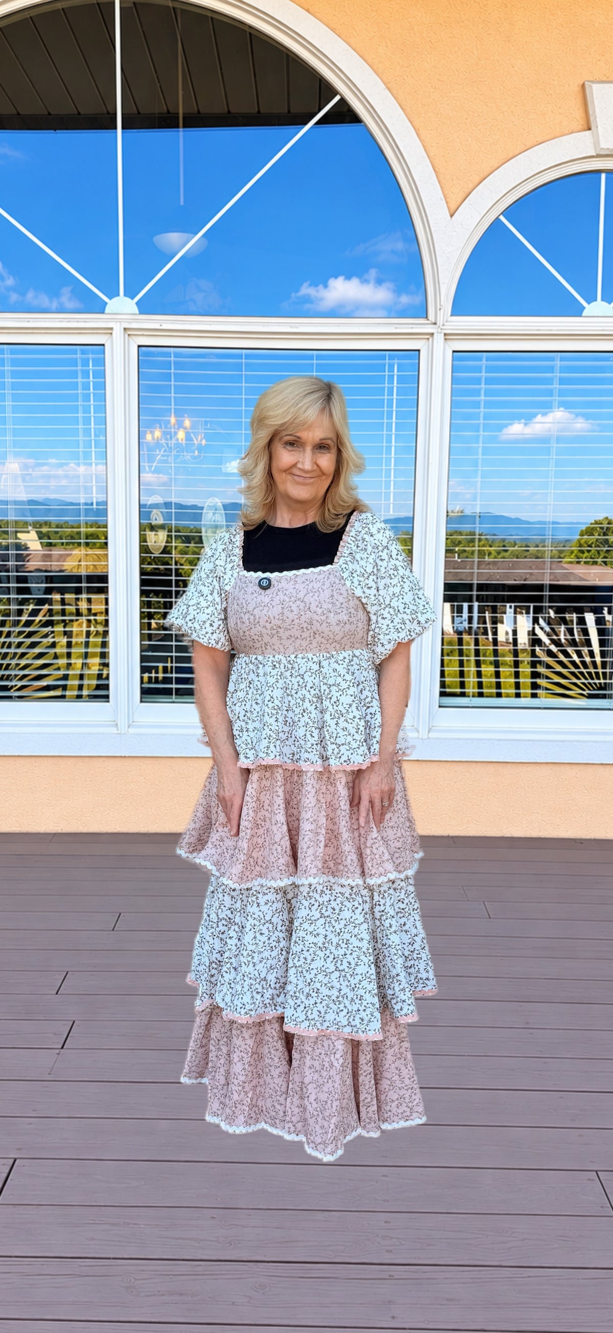 🌸 The Sunday Stroll Tiered Maxi Dress
