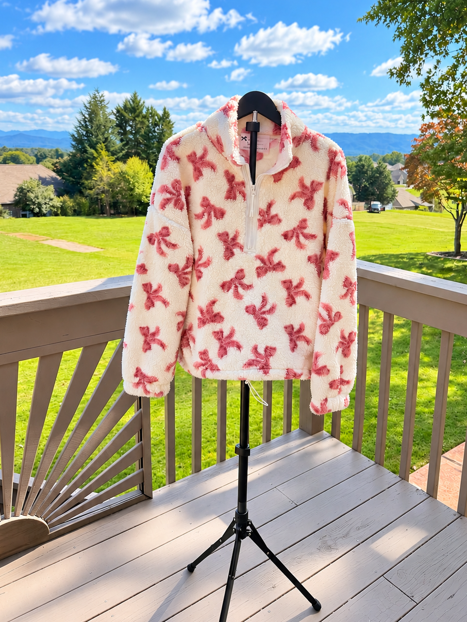 Bow Me Away Sherpa Pullover – Sincerely Jules