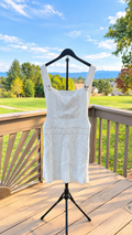 Zara Blue Skies Knit Pinafore Dress