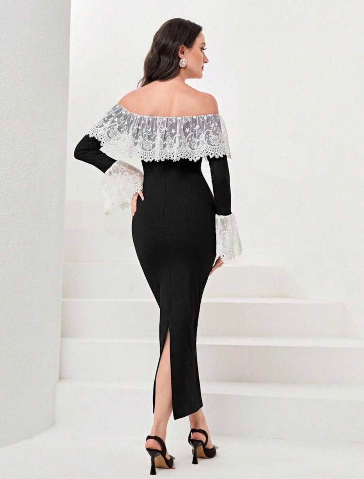 Black Tie Beauty Maxi Dress