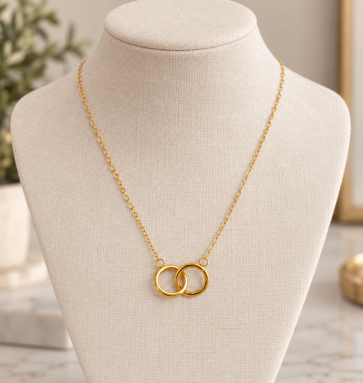 Linked Together Gold Necklace
