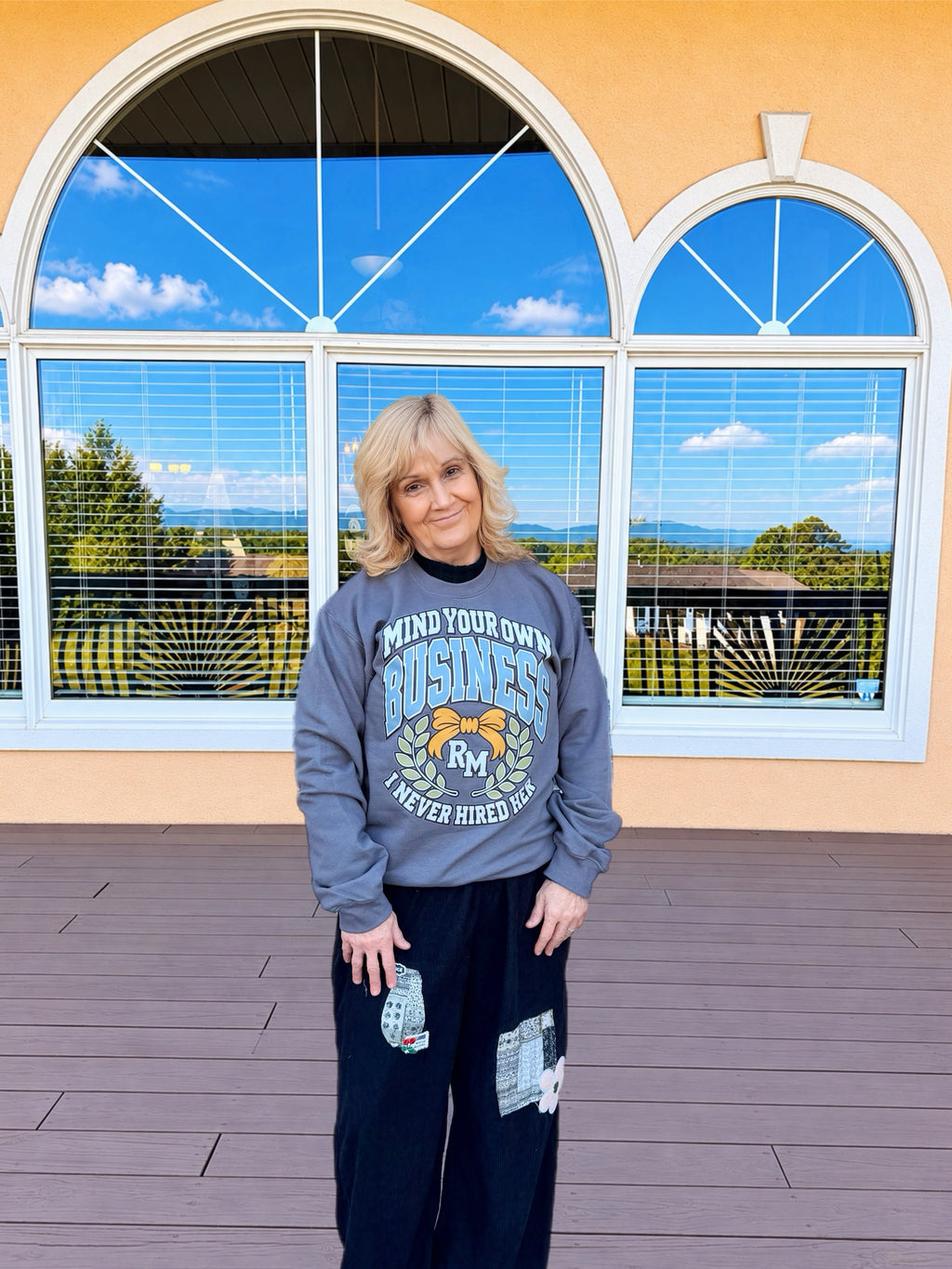 PRE-ORDER | Mind Your Own Business Mom Pullover