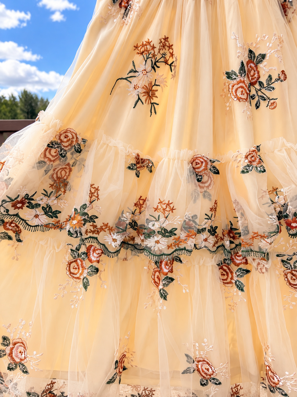 The Ever After Embroidered Dress | Deauville