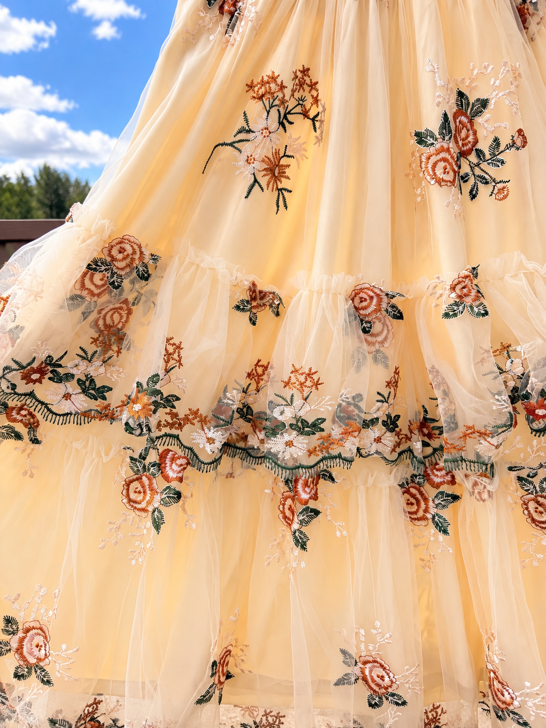 The Ever After Embroidered Dress | Deauville