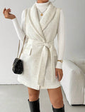 The Ivory & Gold Belted Vest ✨