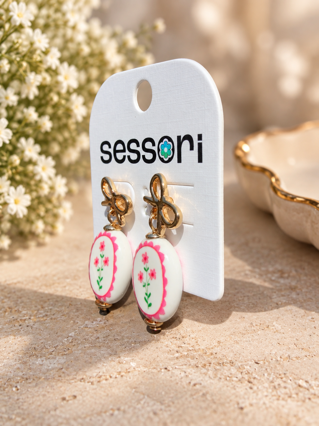 Pretty in Pink Bow Earrings 🎀
