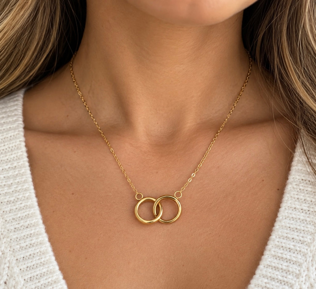 Linked Together Gold Necklace