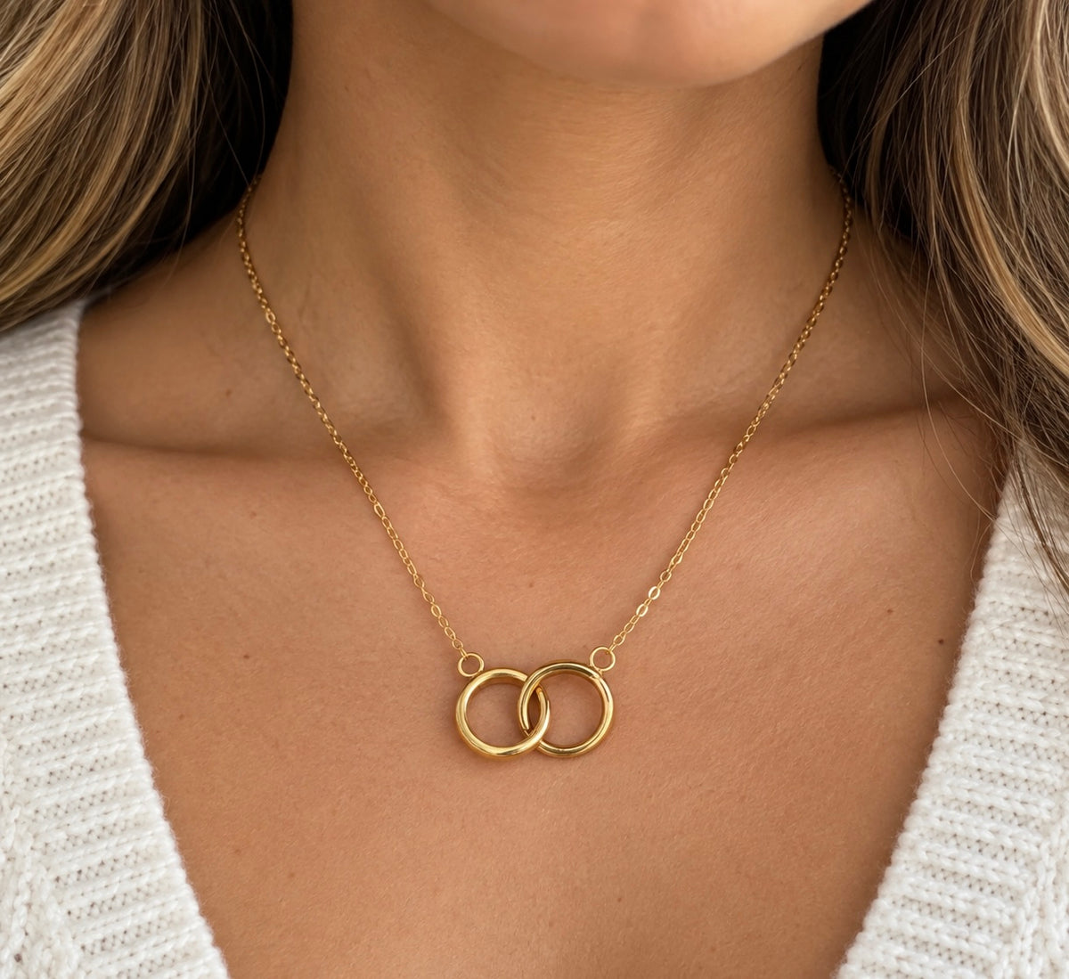 Linked Together Gold Necklace