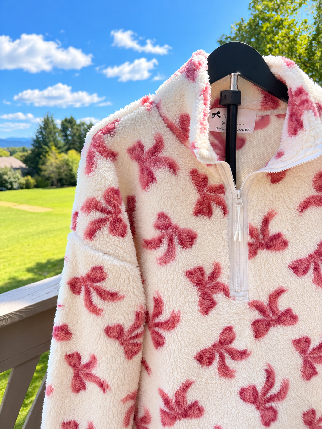 Bow Me Away Sherpa Pullover – Sincerely Jules