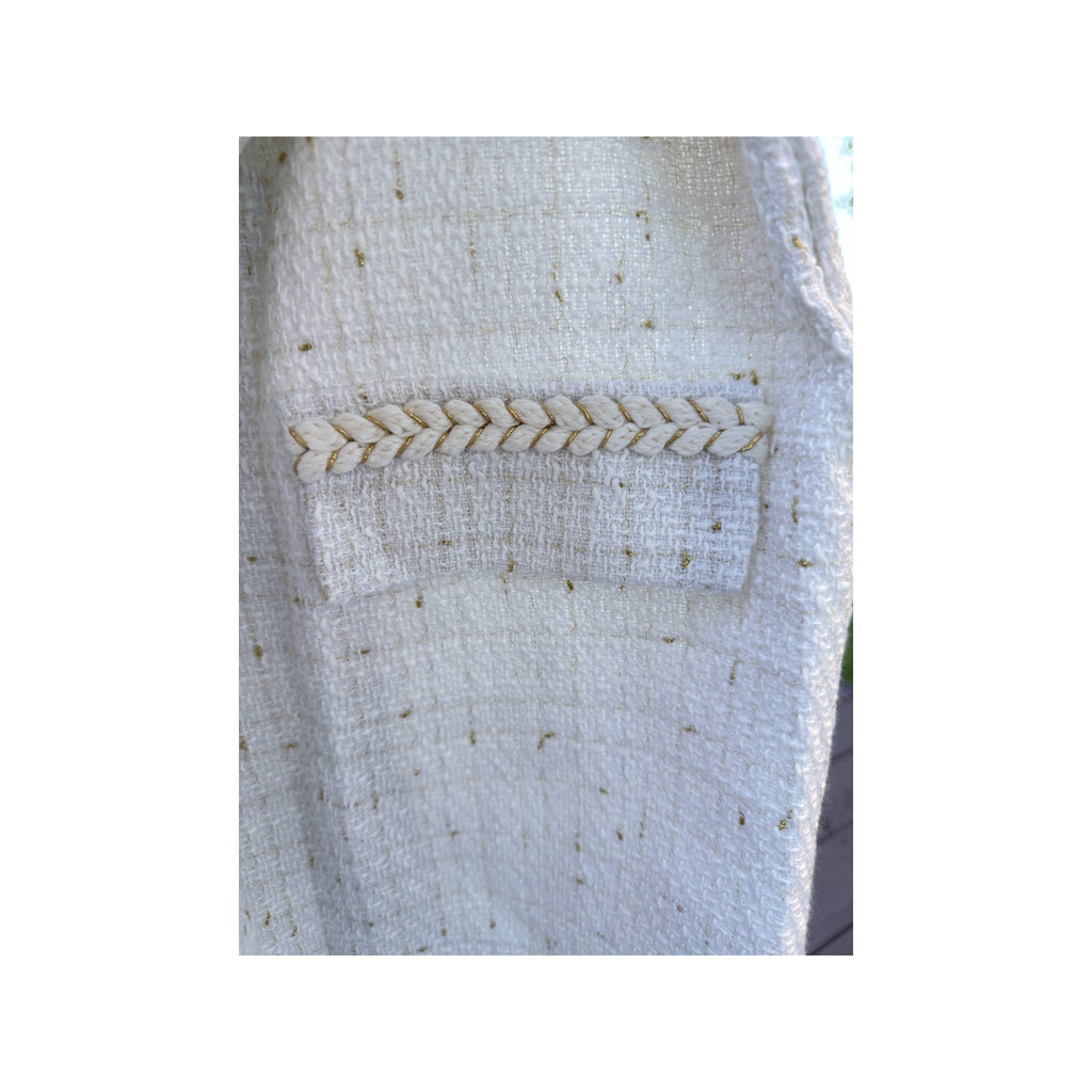 The Ivory & Gold Belted Vest ✨